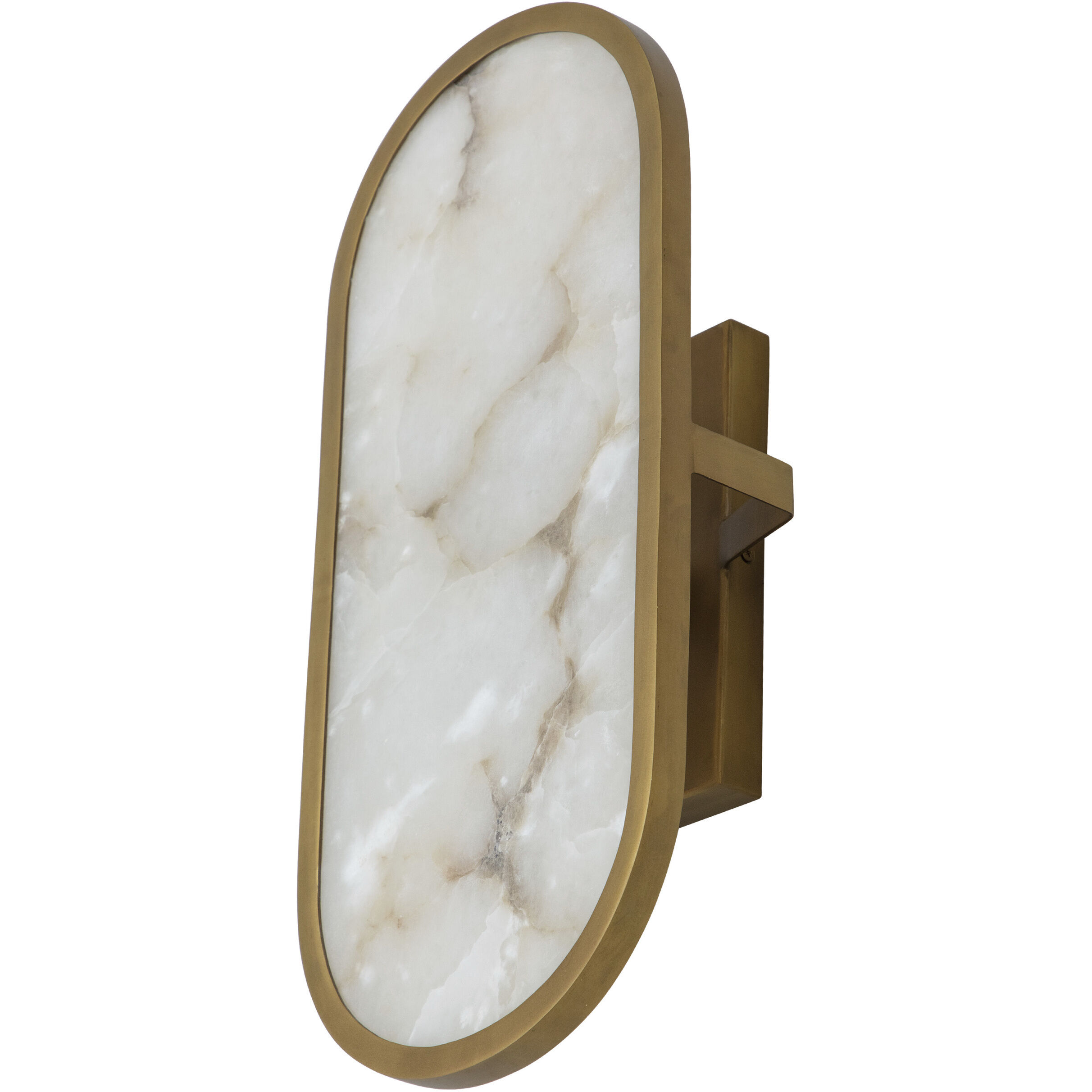 Sidra LED 10.25 inch Natural / Antique Brass Sconce Wall Light